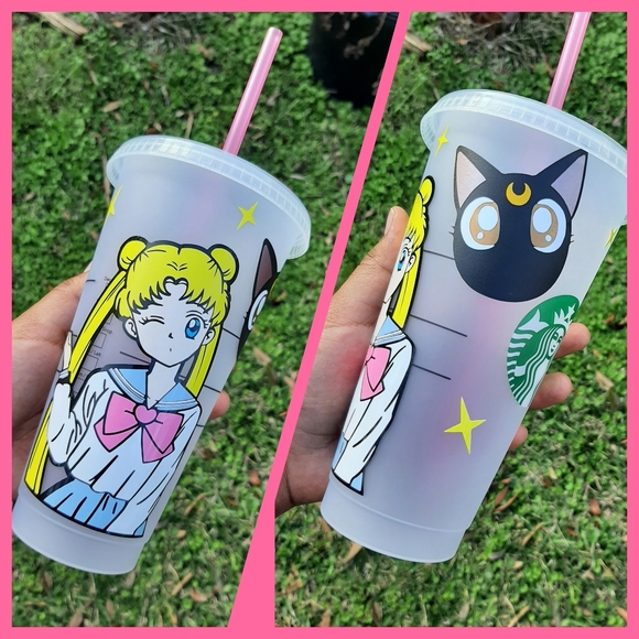 SAILOR MOON STARBUCKS CUP - Picture 1 of 8